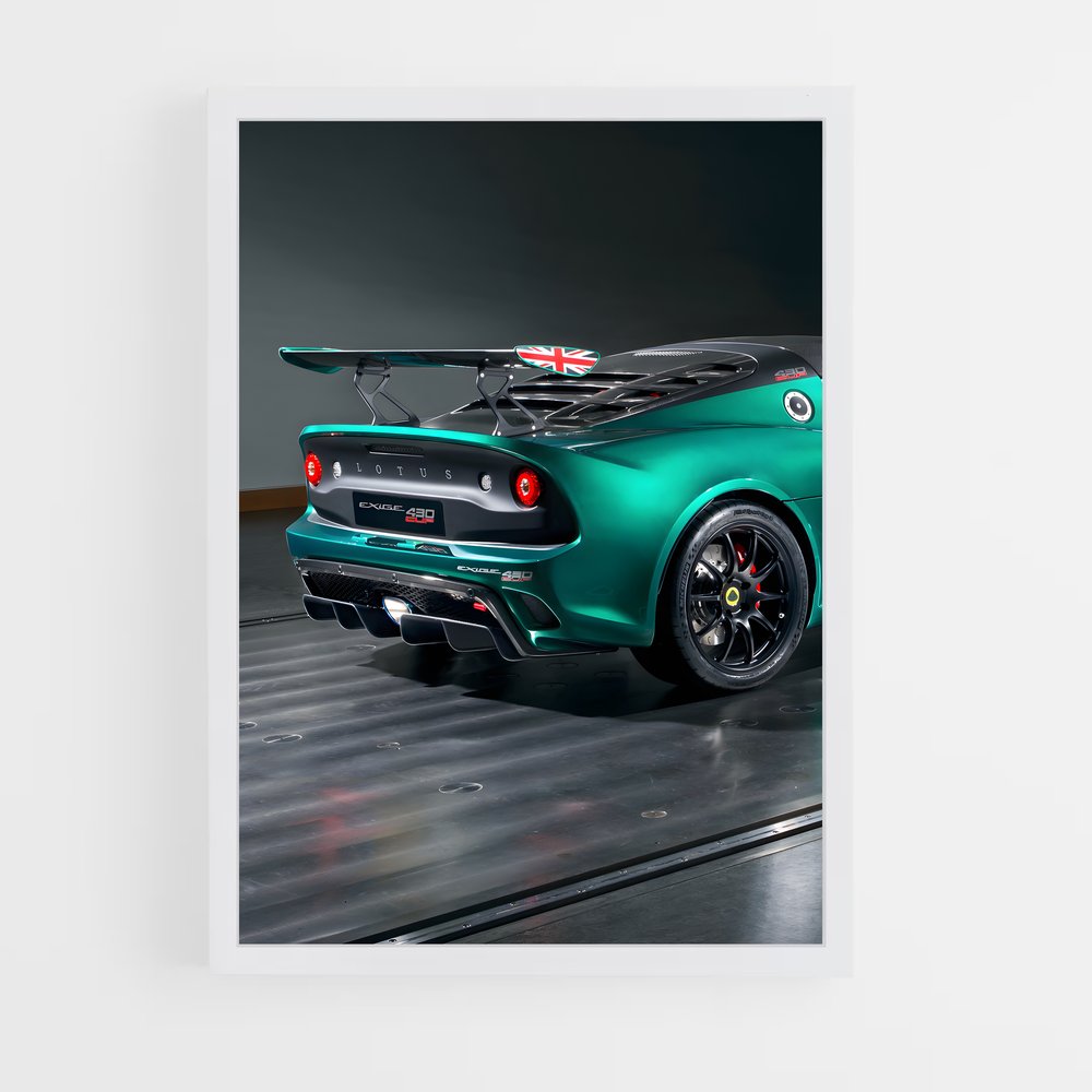 Poster Exige automobile – affiche Lotus (vue 3)